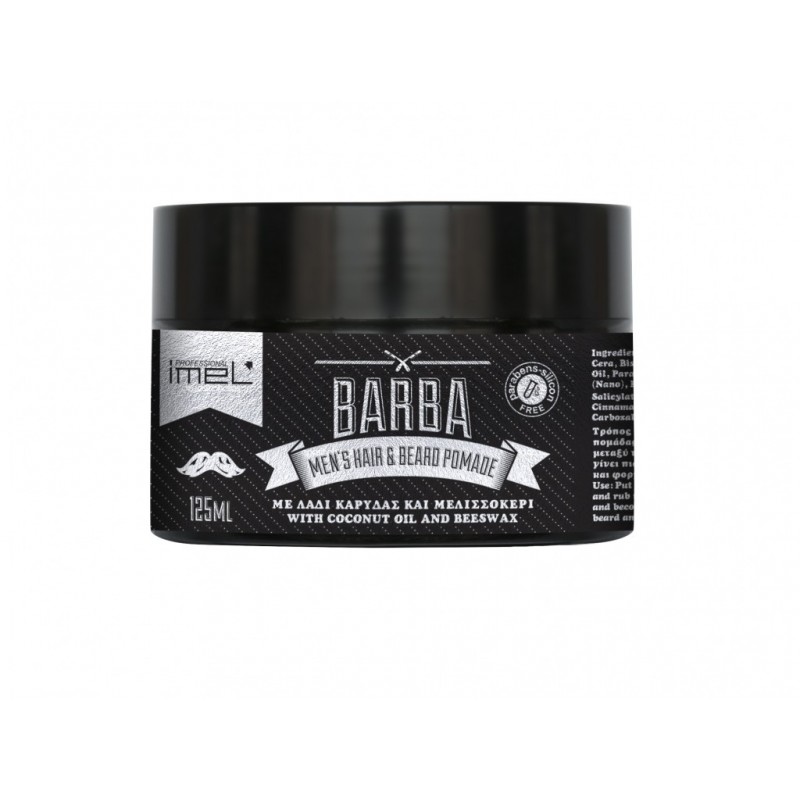 10563-thickbox_default-Mens-Hair-and-Beard-Pomade-125ml-2.jpg BARBA HAIR & BEARD POMADE 125 ML - Image 1