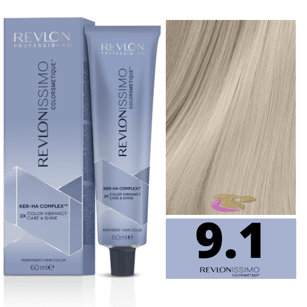 12535.png REVLONISSIMO COLORSMETIQUE™ 9.1 VERY LIGHT ASH BLONDE 60 ML - Image 1