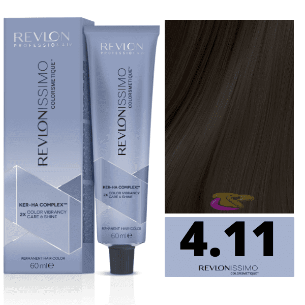 12540.png REVLONISSIMO COLORSMETIQUE™ 4.11 MEDIUM INTENSIVE ASH BROWN 60 ML - Image 1