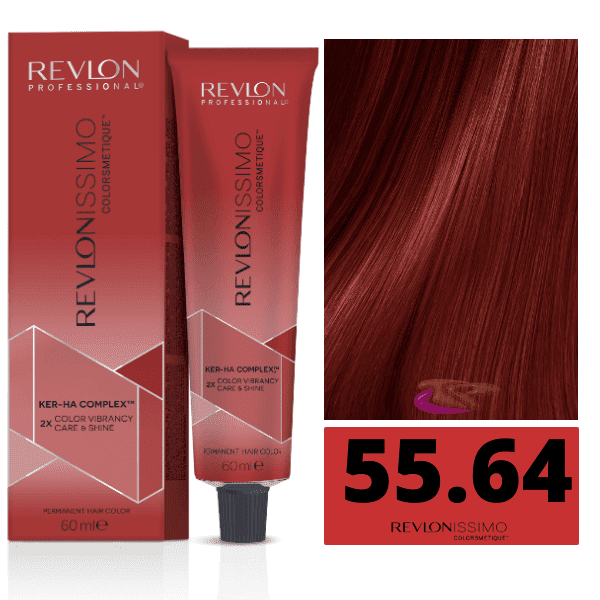 12592.png REVLONISSIMO COLORSMETIQUE™ 55.64 INTENSE COPPERY DARK RED 60 ML - Image 1