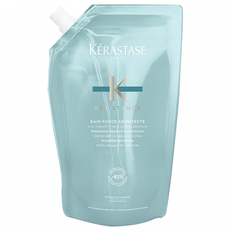 1420119-Kerastase-Resistance-Bain-Force-Architecte-Refill-500-ml.baab6cb1.jpg KERASTASE RESISTANCE FORCE ARCHITECTE BAIN SHAMPOO REFIL 500 ML - Image 1