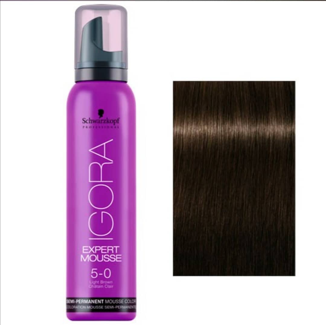 310632800_1223541128204881_6630892326412767551_n.jpg IGORA EXPERT MOUSSE 5-0 LIGHT BROWN 100 ML - Image 1