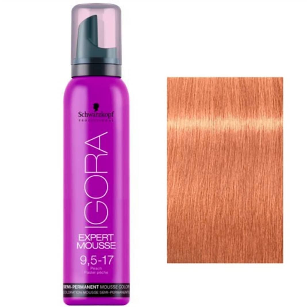 311034802_619573926266785_6392046271191554045_n.jpg IGORA EXPERT MOUSSE 9,5-17 PEACH 100 ML - Image 1
