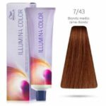 ILLUMINA 7/43 - Blondo Medio Rame Dorato COLOR 60ml