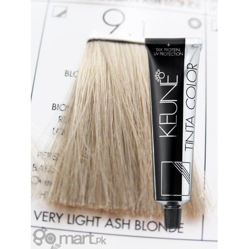 7c1996592087330d529a88c28f6e40a9.jpg KEUNE TINTA COLOR 9.1- VERY LIGHT BLONDE ASH 60 ML - Image 1