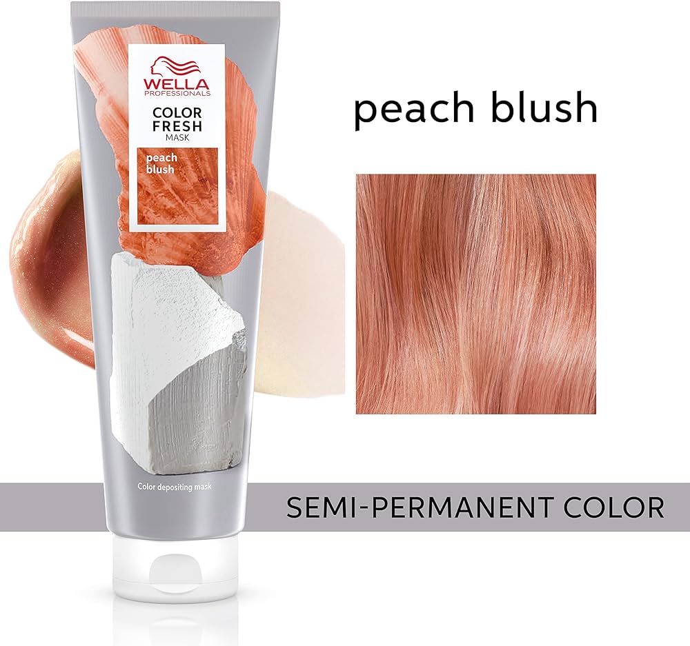 81IYgYLdJWL._AC_UF10001000_QL80_.jpg WELLA COLOR FRESH COLOR MASK PEACH BLUSH 150ML - Image 1