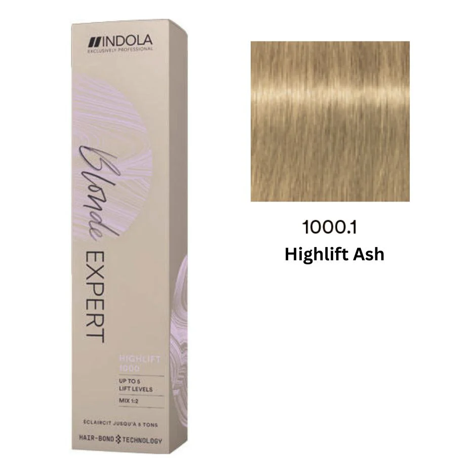 BE1000.1.webp INDOLA PERMANENT COLOR BLONDE EXPERT 1000.1 - HIGHLIFT BLONDE ASH 60 ML - Image 1