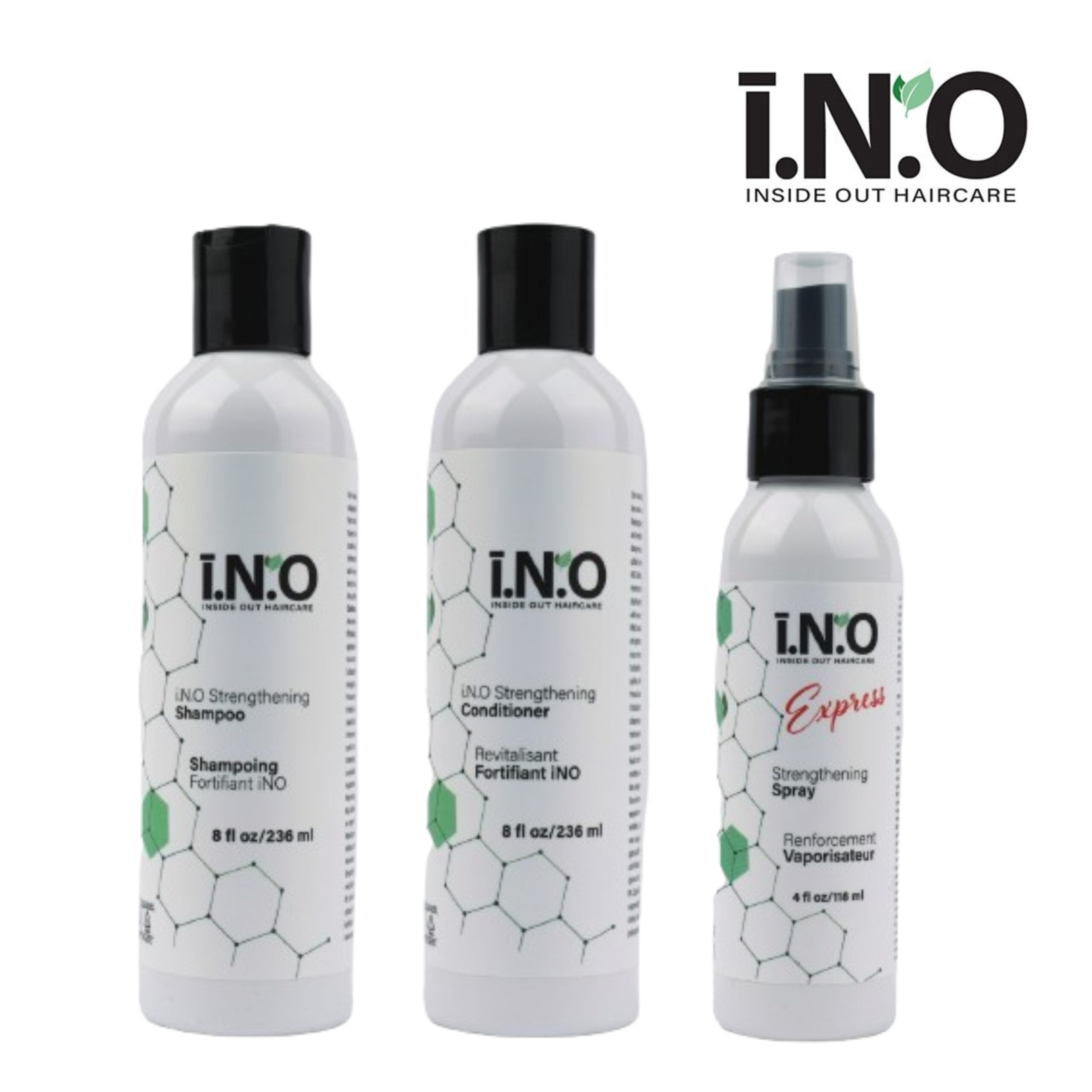 BeFunky-collage-76-scaled-1.jpg I.N.O INSTANT HAIR REPAIR TRIO SET SHAMPOO 236 ML + CONDITIONER 236 ML + SPRAY 118 ML - Image 1