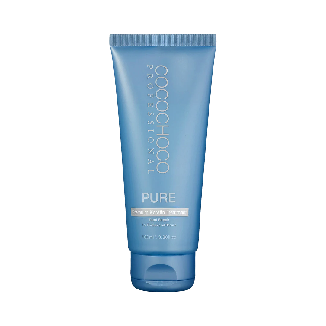 CocochocoPure100mlfrontlabel.webp COCOCHOCO PURE BRAZILIAN KERATIN TREATMENT 100 ML - Image 1