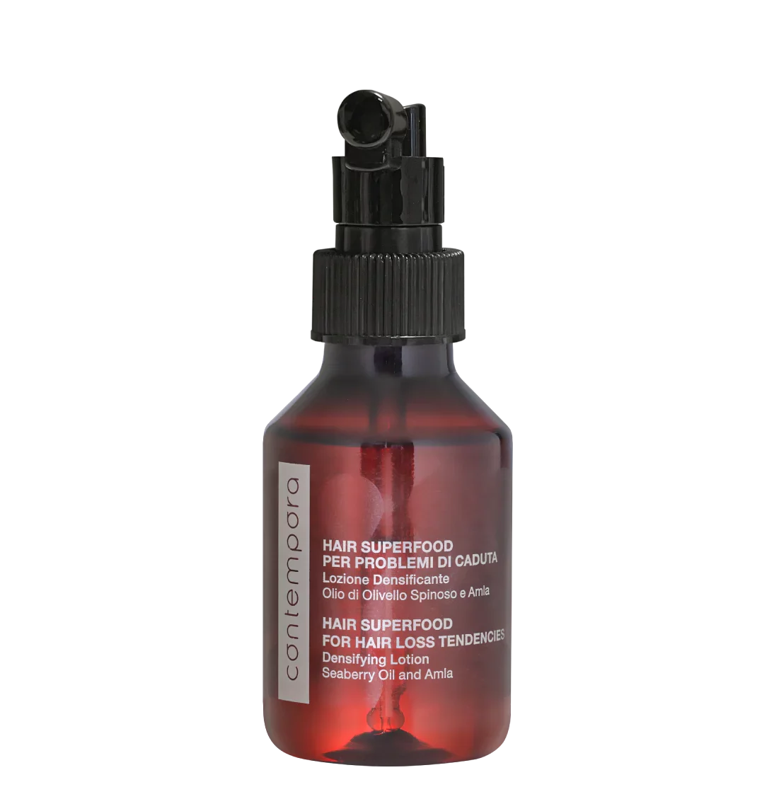 Contempora_Lozione_Densificante_1080x1360_2-e1759331192629.webp CONTEMPORA HAIR SUPERFOOD – DENSIFYING LOTION 100 ML - Image 1