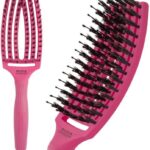 OLIVIA GARDEN FINGERBRUSH COMBO MEDIUM HOT PINK