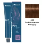INDOLA PCC PERMANENT COLOR  6.35 - DARK BLONDE GOLD MAHOGANY 60 ML