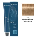 INDOLA PCC PERMANENT COLOR  7.03 - MEDIUM BLONDE NATURAL GOLD 60 ML