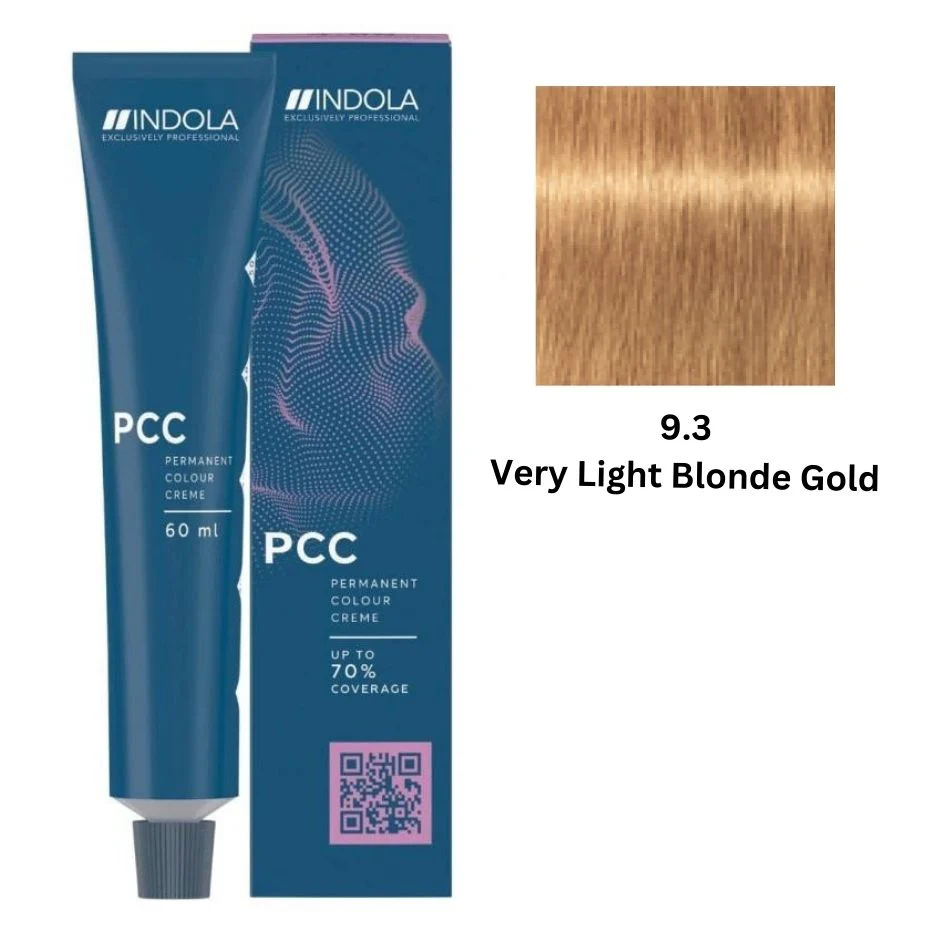IND9.3.webp INDOLA PCC PERMANENT COLOR 9.3 - VERY LIGHT GOLD BLOND 60 ML - Image 1