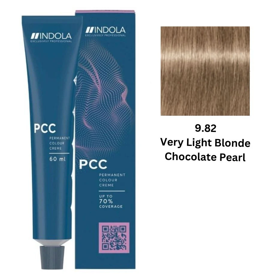 IND9.82.webp INDOLA PCC PERMANENT COLOR 9.82 - VERY LIGHT BLONDE CHOCOLATE PEARL 60 ML - Image 1