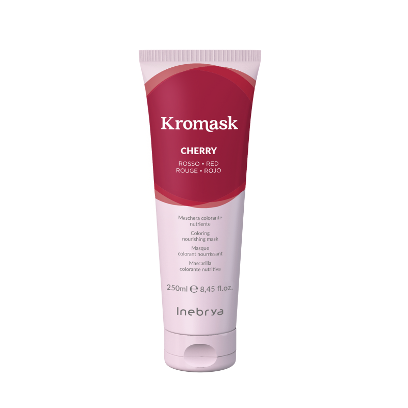Kromask-Cherry.png INEBRYA KROMASK CHERRY RED 250 ML - Image 1