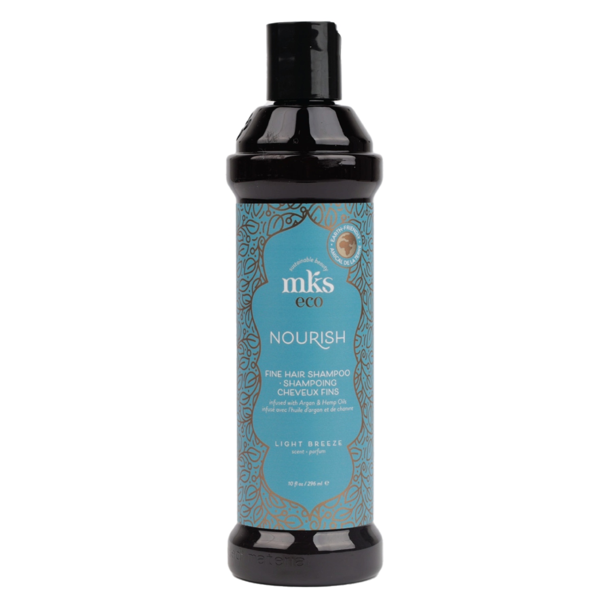 MKSeco_NourishShampoo-LightBreeze_10oz_Front.jpg MKS ECO NOURISH FINE HAIR SHAMPOO 296 ML - Image 1