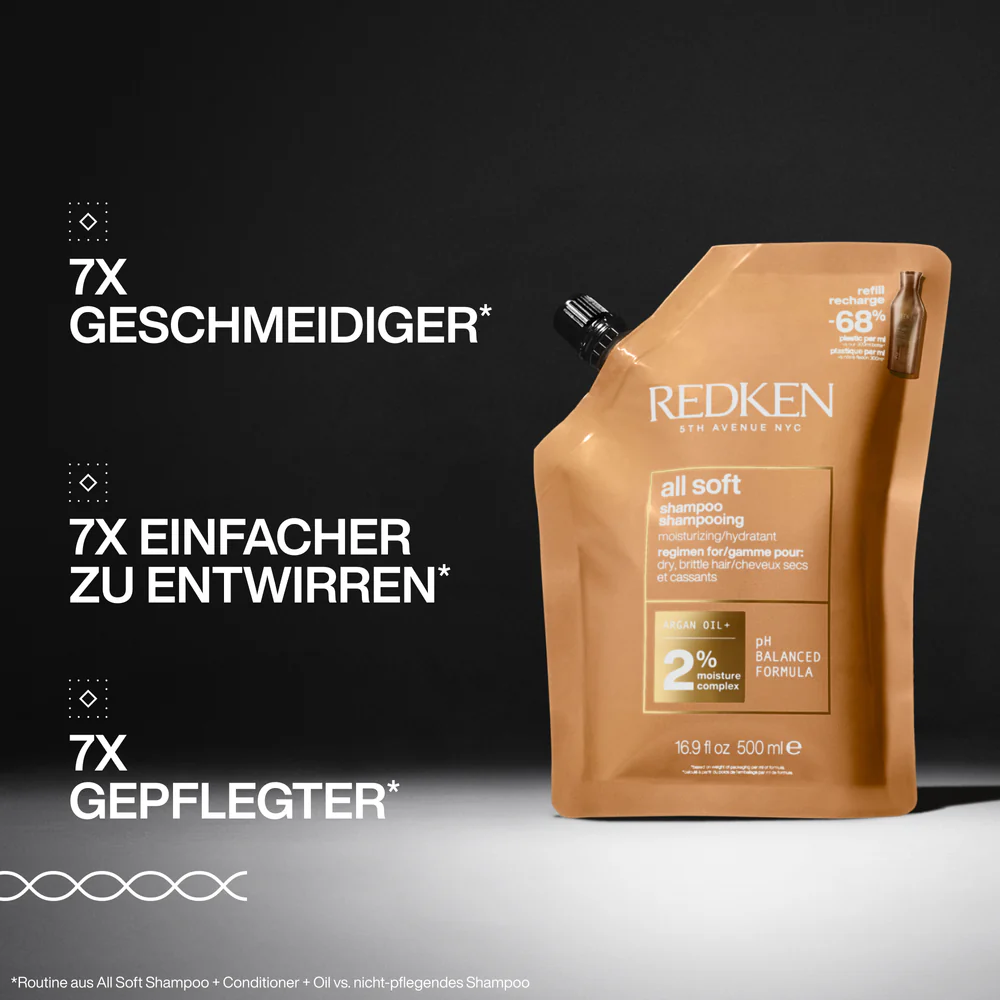 Redken-All-Soft-Shampoo-500-ml-11783-1.webp REDKEN ALL SOFT SHAMPOO REFILL 500ML - Image 1