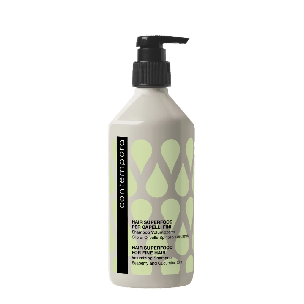 Stock-Contempora-Volumizing-Shampoo15-1.webp CONTEMPORA HAIR SUPERFOOD FOR FINE HAIR– VOLUMIZING SHAMPOO 500 ML - Image 1