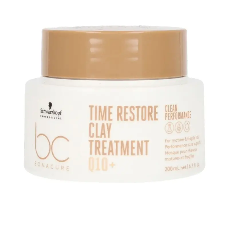 bc-time-restore-q10-clay-treatment-200-ml.webp BONACURE CP TIME RESTORE TRETMENT MASK Q10+ 200 ML - Image 1