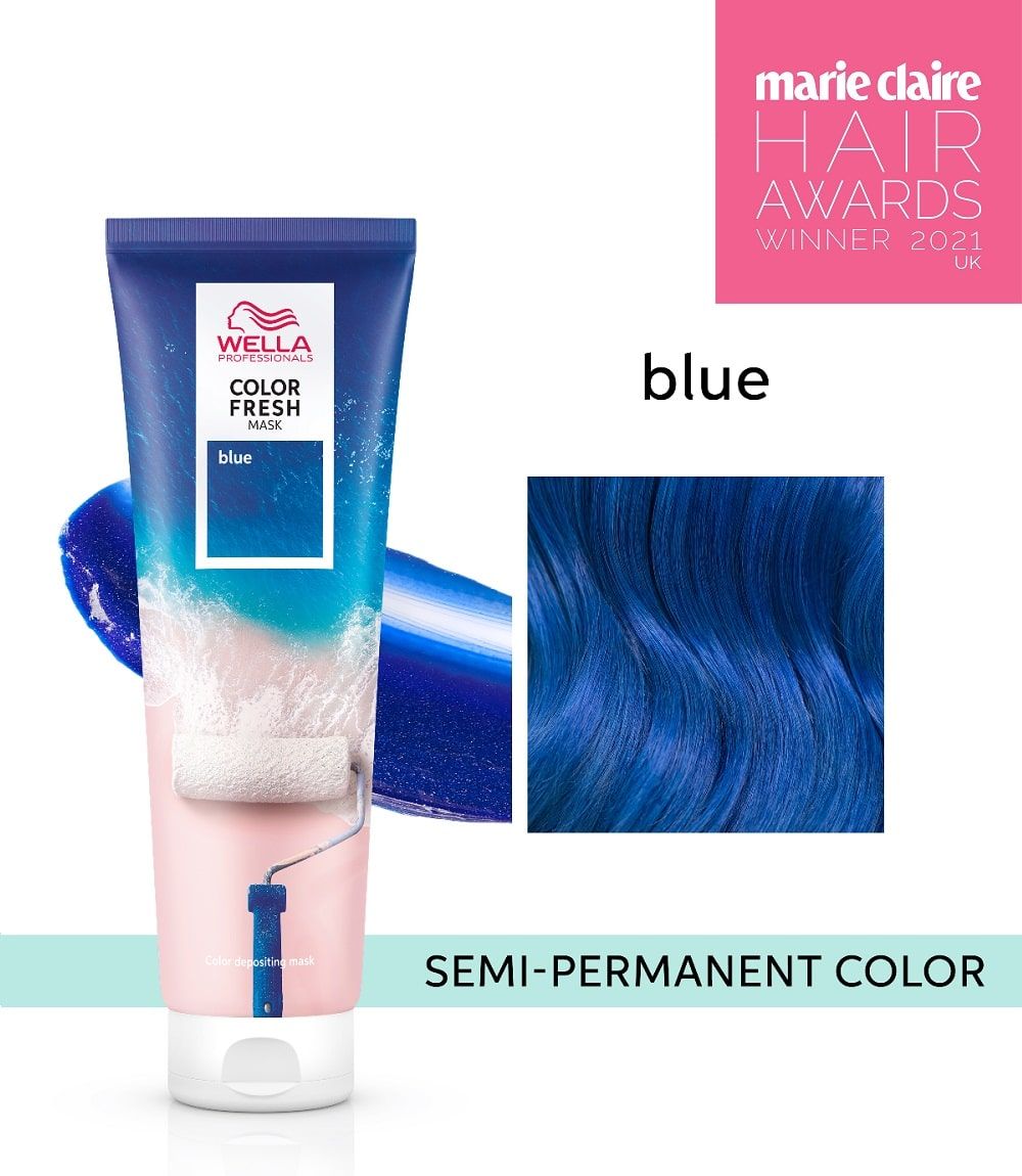 bluemc-min.jpg WELLA COLOR FRESH COLOR MASK BLUE 150ML - Image 1
