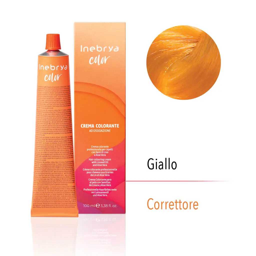 correttore-giallo.webp INEBRYA COLOR CORRECTOR YELLOW 100 ML - Image 1