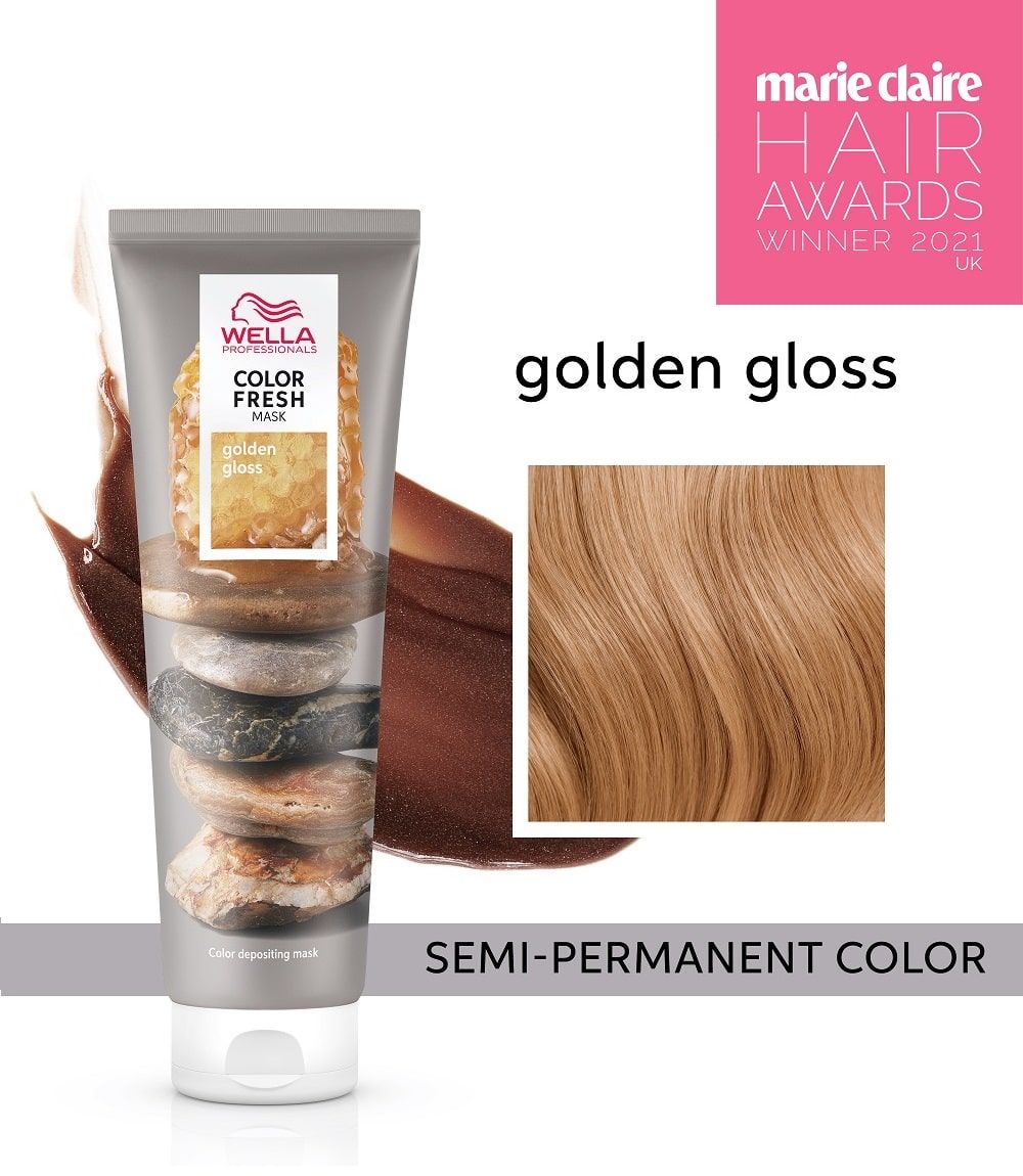 goldenmc-min.jpg WELLA COLOR FRESH COLOR MASK GOLDEN GLOSS 150ML - Image 1