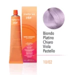 INEBRYA COLOR 10/02-  BLONDE PLATINUM LIGHT VIOLET PASTEL 100 ML