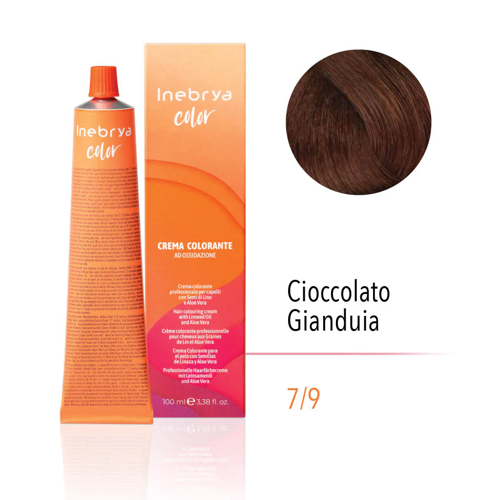 inebrya-7.9.webp INEBRYA COLOR 7/9 -GIANDUIA CHOCOLATE 100 ML - Image 1