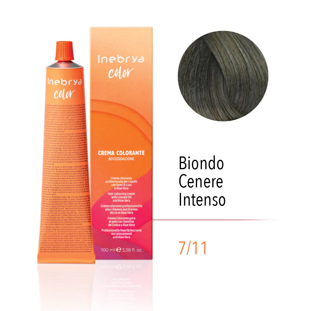 inebrya-7_11.webp INEBRYA COLOR 7/11 -BLONDE INTENSE ASH 100 ML - Image 1