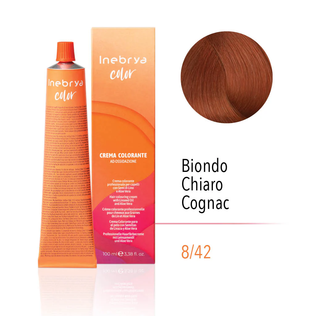inebrya-8.42.webp INEBRYA COLOR 8/42 - LIGHT BLONDE GOGNAG 100 ML - Image 1