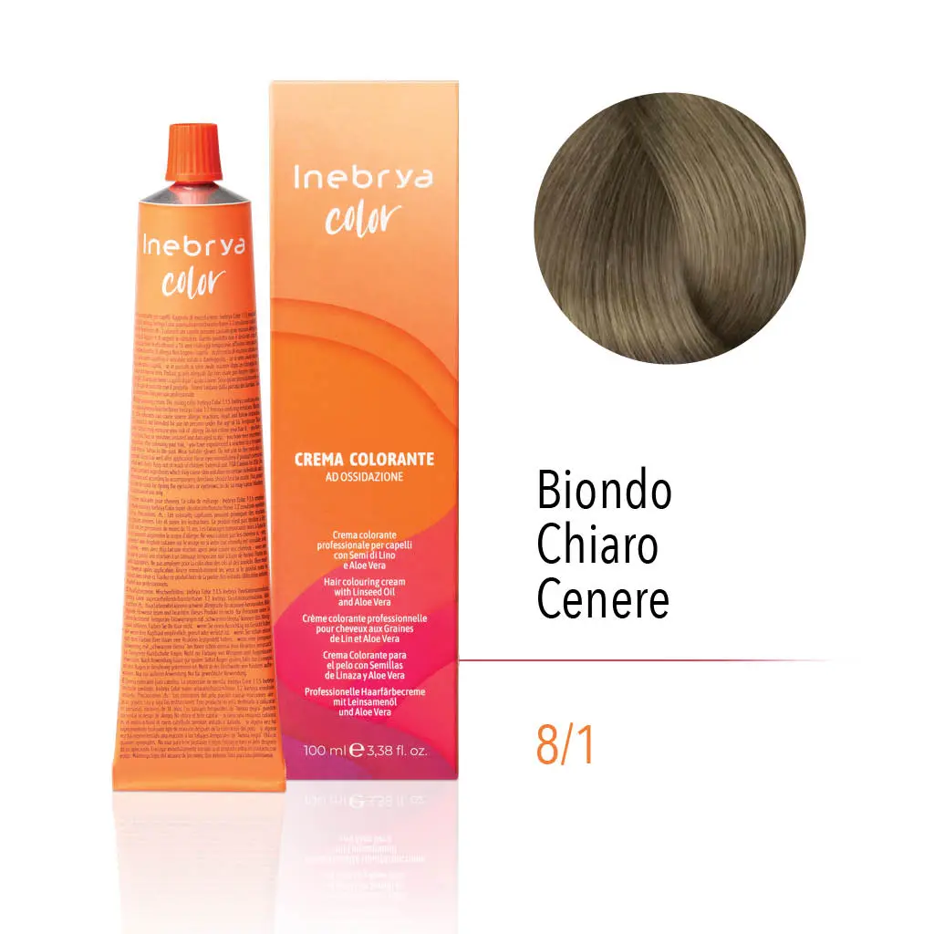 inebrya-8_1.webp INEBRYA COLOR 8/1 - LIGHT BLONDE ASH 100 ML - Image 1