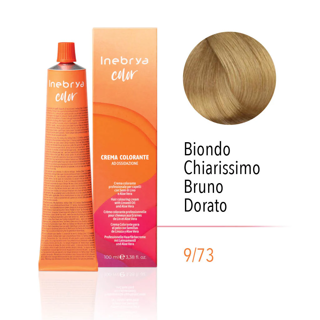 inebrya-9.73.webp INEBRYA COLOR 9/73 -VERY LIGHT BLONDE BROWN GOLDEN 100 ML - Image 1