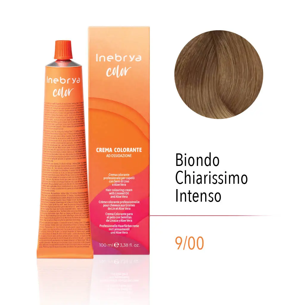 inebrya-9_00.webp INEBRYA COLOR 9/00 - INTENSE VERY LIGHT BLONDE 100 ML - Image 1