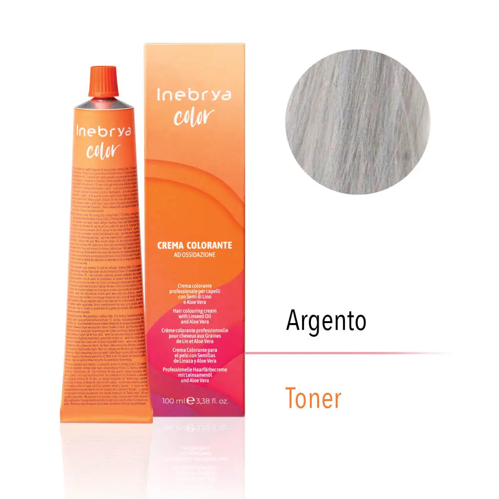 inebrya-toner-Argento.webp INEBRYA COLOR TONER SILVER 100 ML - Image 1