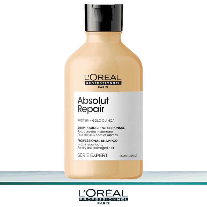 loreal-serie-expert-absolut-repair-shampoo-300ml.jpg SERIE EXPERT ABSOLUT REPAIR SHAMPOO 300 ML - Image 1