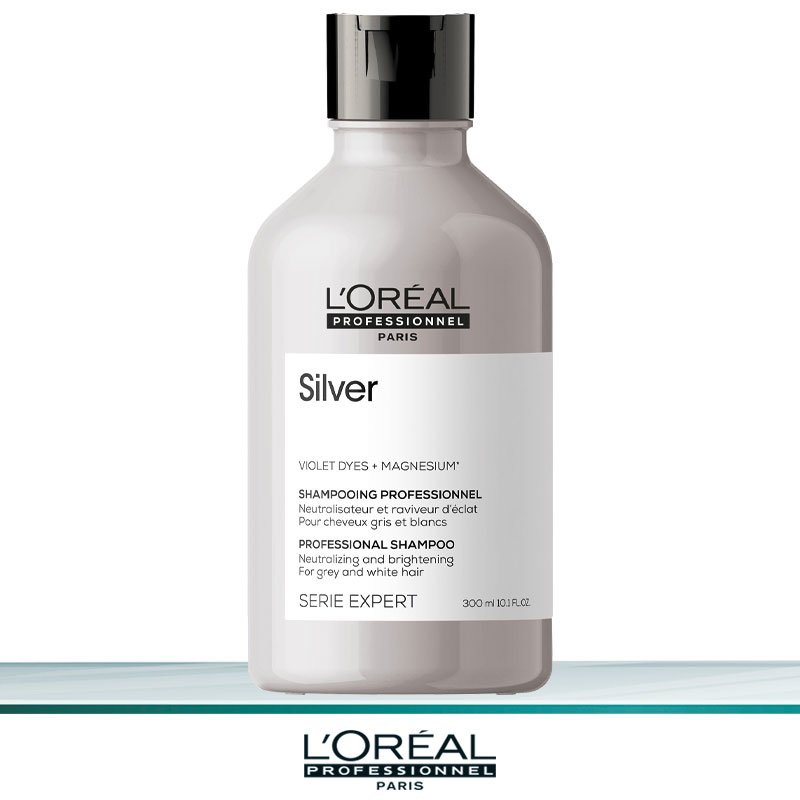 loreal-serie-expert-silver-shampoo-300ml.jpg SERIE EXPERT SILVER SHAMPOO 300 ML - Image 1