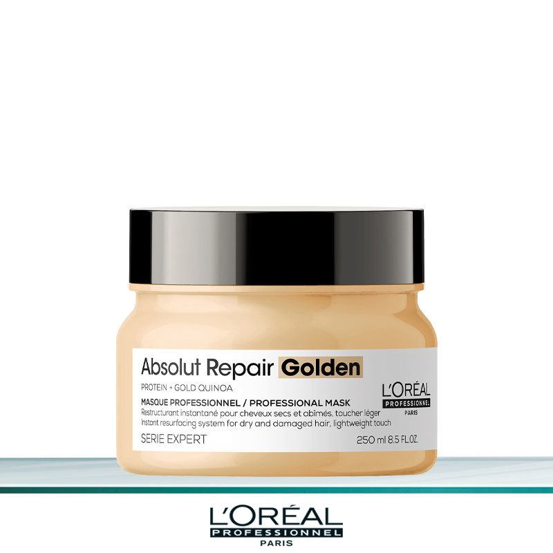 loreal_serie_expert_absolut_repair_golden_mask_250ml.jpg SERIE EXPERT ABSOLUT REPAIR GOLDEN MASK 250 ML - Image 1