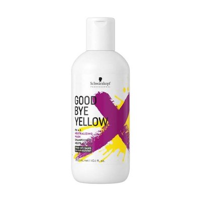 schwarzkopf-goodbye-yellow-shampoo.jpg GOODBYE YELLOW SHAMPOO 300 ML - Image 1